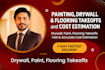 provide painting and drywall takeoff and cost estimate