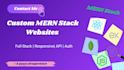 build your custom website, convert figma to website, mern
