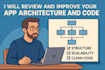 review and improve your ios app architecture and code