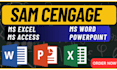 do sam cengage ms excel access PPT projects urgently