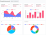 create a modern analytics dashboard using react