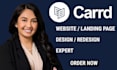 carrd website design carrd website carrd landing page carrd website redesign