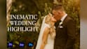 do cinematic wedding video editing and highlights