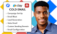 send cold email bulk cold email with instantly ai clay gmass