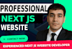 build a modern next js website with tailwind CSS and SEO optimization