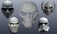 custom 3d mask, cosplay, helmet, 3d model, mask, 3d helmet for 3d printing