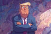create any current political cartoon