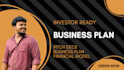 write investor ready business plans and pitch decks