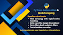 automate tasks and perform web scraping using python