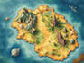 hand draw a fantasy map with digital watercolours