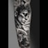 create a tattoo design of tattoo sleeve