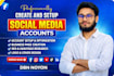 do facebook business page create and setup,  page setup