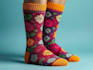 create beautiful socks design
