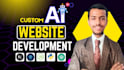 develop custom ai website, ai chatbot, ai web application