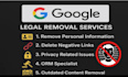remove your name,photos and videos personal data from google search and websites