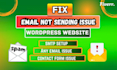fix wordpress contact form and email not sending issue, SMTP configuration