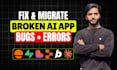 fix or migrate base44, lovable, replit, bolt ai web app