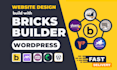 create high speed wordpress site using bricks builder