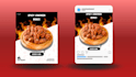 create instagram feeds for food business