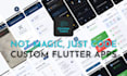 build a custom flutter app with clean UI and robust code