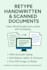 retype scanned or handwritten documents into editable text