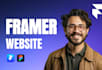 build framer website design framer landing page framer developer