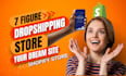 build a high converting shopify dropshipping store from scratch