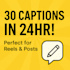 write viral instagram captions and hashtags using ai for you