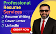 write professional resume, CV and cover letter