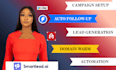 setup instantly ai and do b2b email lead generation, automations