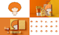 design a custom cartoon mascot logo for your brand