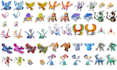 create pokémon style art, fakemon sprite sheet and pixel animation, for fangame