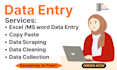 do accurate data entry and fast copypaste work