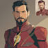 draw character in classic marvel comic style