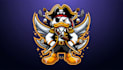 design duck pirates t shirt logo with unique identity