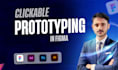 do figma design into clickable prototype, app prototype, web prototype