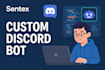 create a discord bot with custom features,slash commands and more