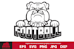 custom bulldog logo strong, bold unique designs