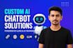 build custom ai chatbots , agents for business , websites using gpt4 langchain