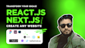 convert figma to a responsive website using react, nextjs, and tailwindcss