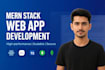 develop mern stack web application react node js developer