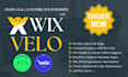 do wix velo code bug fix code maintenance and custom features as a wix developer