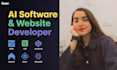 do ai software development, full stack website backend, front end developer