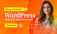 design wordpress website, redesign, clone or customize wordpress website