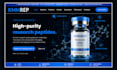 build peptide website peptide store research peptide website supplement website