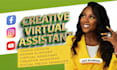 be your creative assistant for social media, canva design, and admin support
