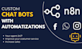build a whatsapp chatbot with n8n automation flows