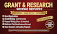 do grant writing, winning grant proposals, grant research, grant application