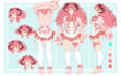 design a character reference sheet for your rpg character, anime oc, vtuber etc