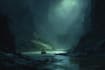 do mystical horror dark environment concept art or landscape